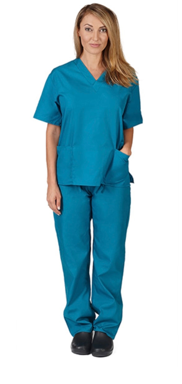 Teal Basic Scrub Set